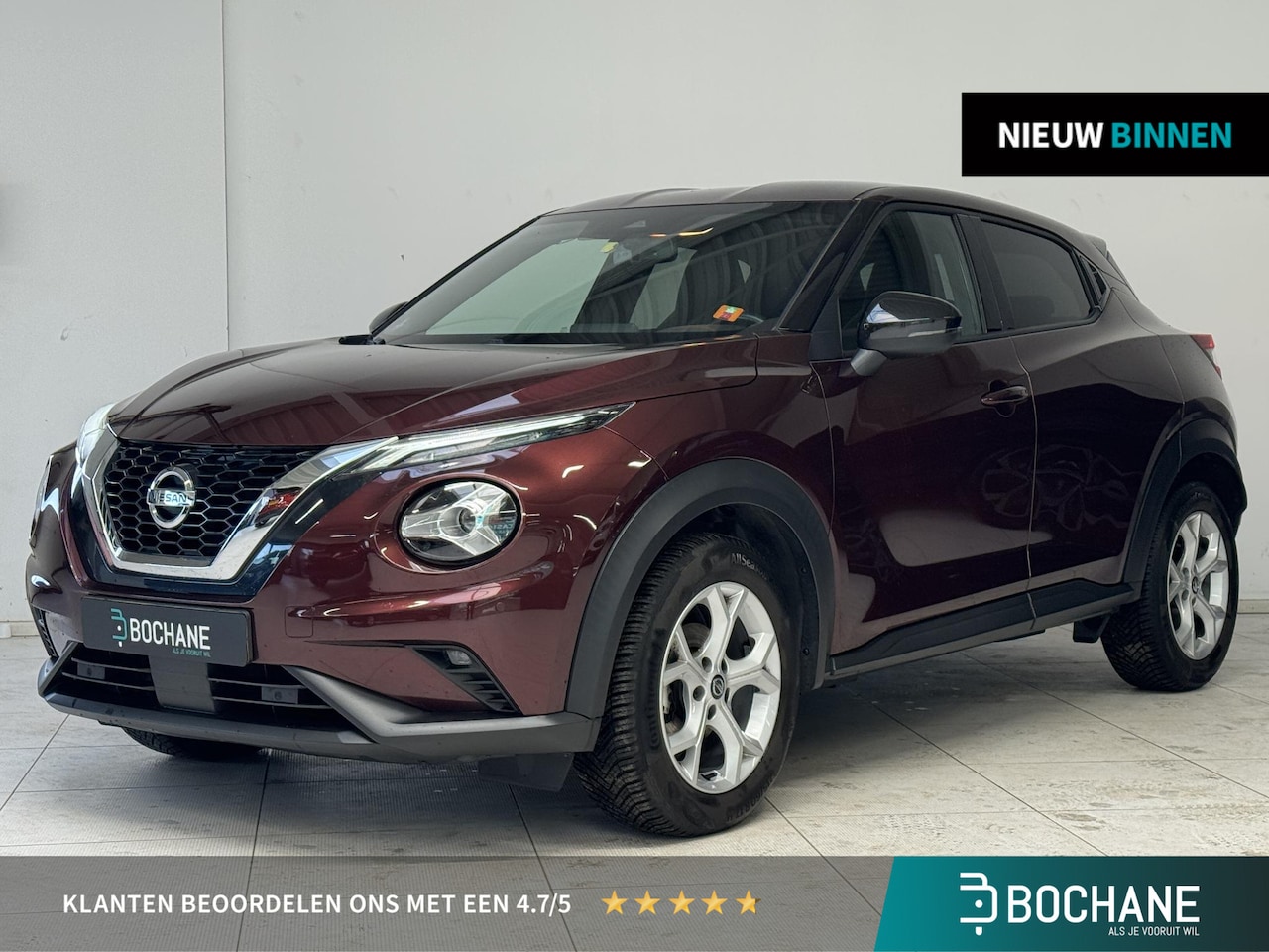 Nissan Juke - 1.0 DIG-T N-Connecta | Navigatie | Camera | Cruise control | Stoelverwarming | - AutoWereld.nl