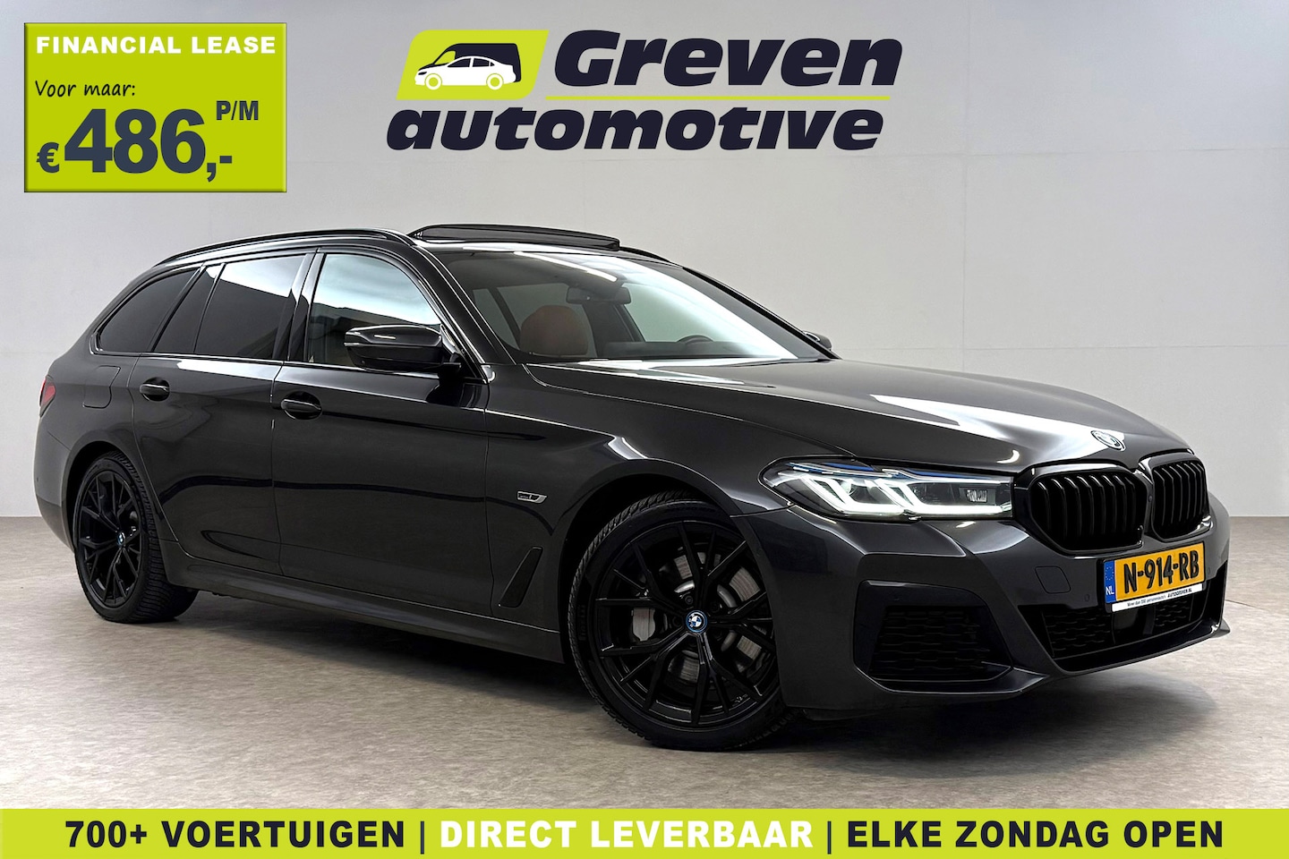 BMW 5-serie Touring - 530e Business Edition Plus M-Sport | BMW Laser | Pano | SOH 85% | Sfeer | 360° | Memory | - AutoWereld.nl