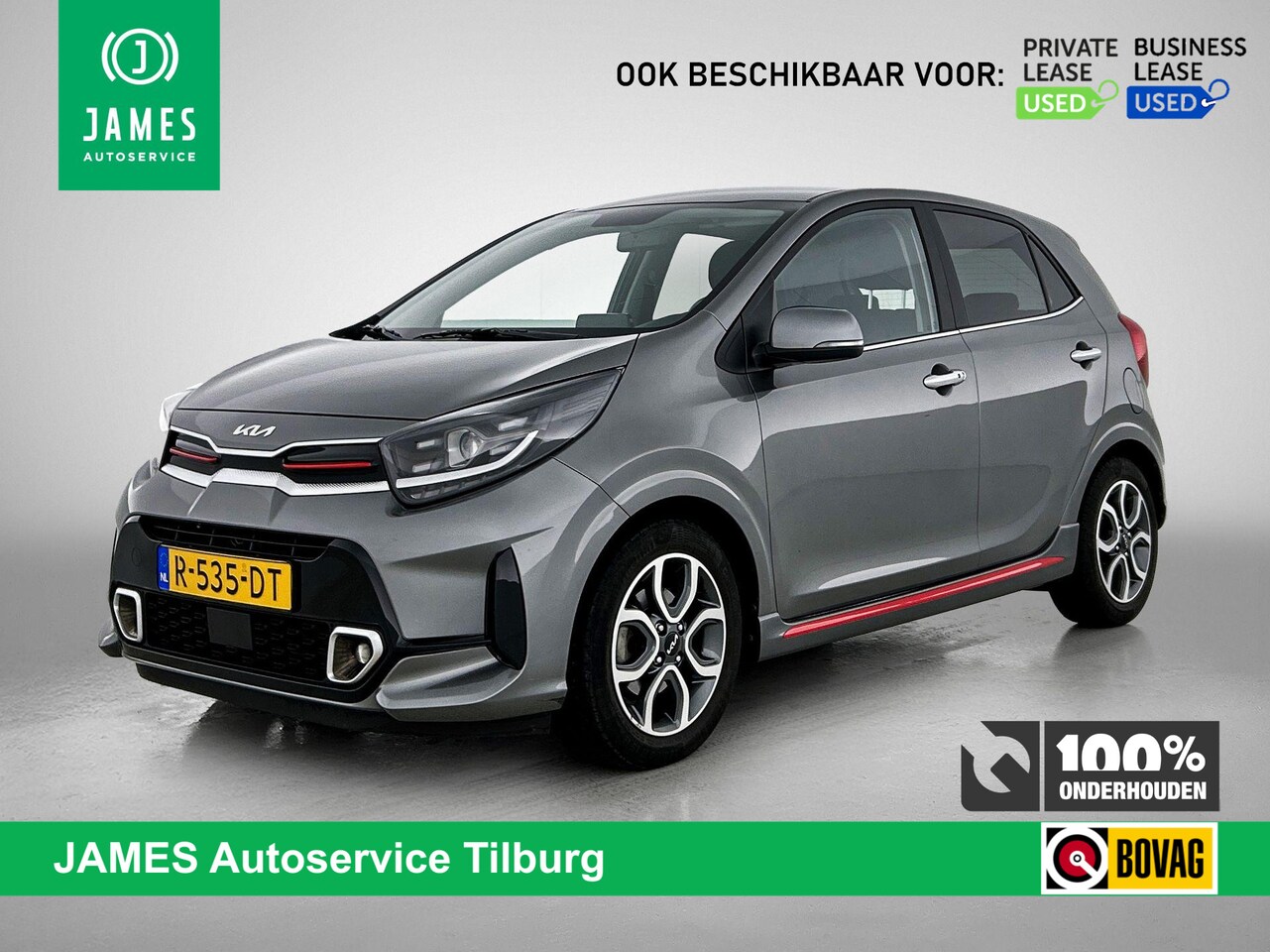 Kia Picanto - 1.0 GT-Line CAMERA | LEER | NAVI | 15"LMV - AutoWereld.nl