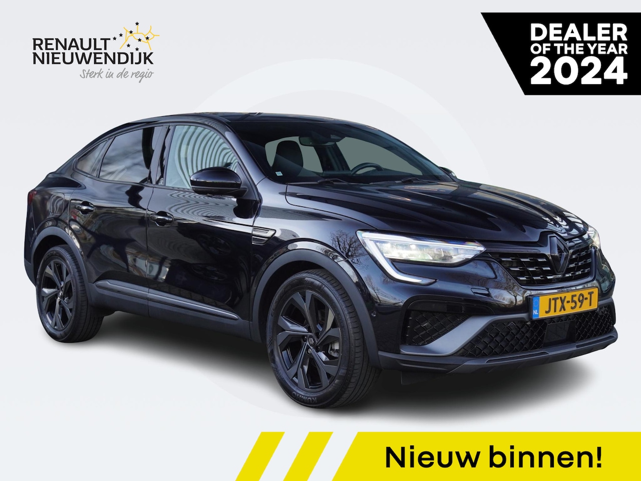 Renault Arkana - 1.6 E-Tech hybrid 145 E-Tech engineered AUTOMAAT / 9,3'' NAVI / LEDER / CAMERA / BLINDSPOT - AutoWereld.nl