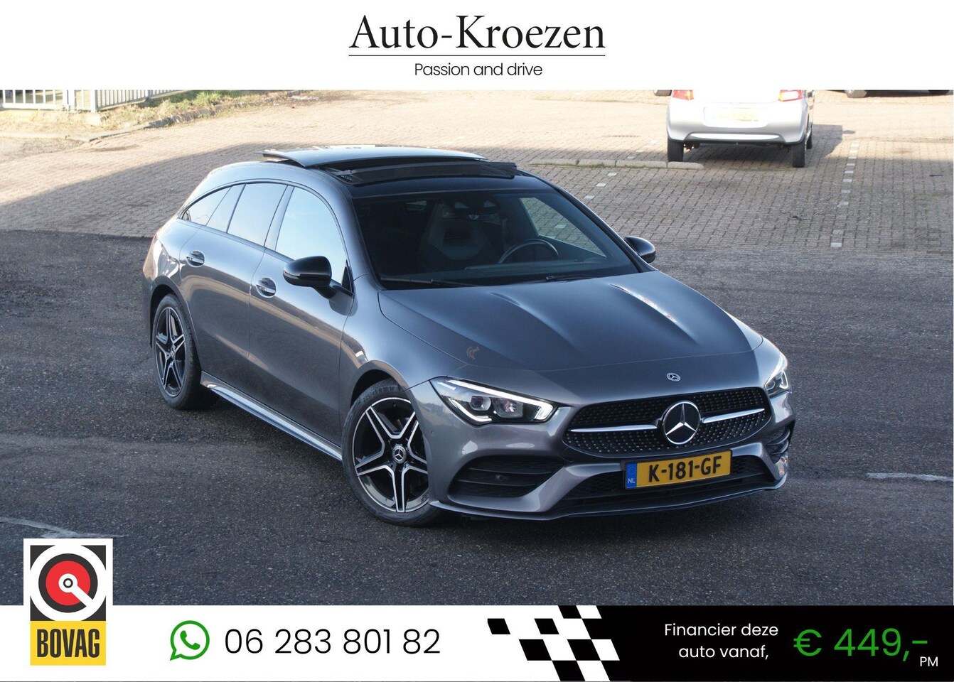 Mercedes-Benz CLA-klasse Shooting Brake - 180 Business Solution ///AMG pakket | Pano | Night Pakket | Sfeer | Prijs incl BTW | - AutoWereld.nl