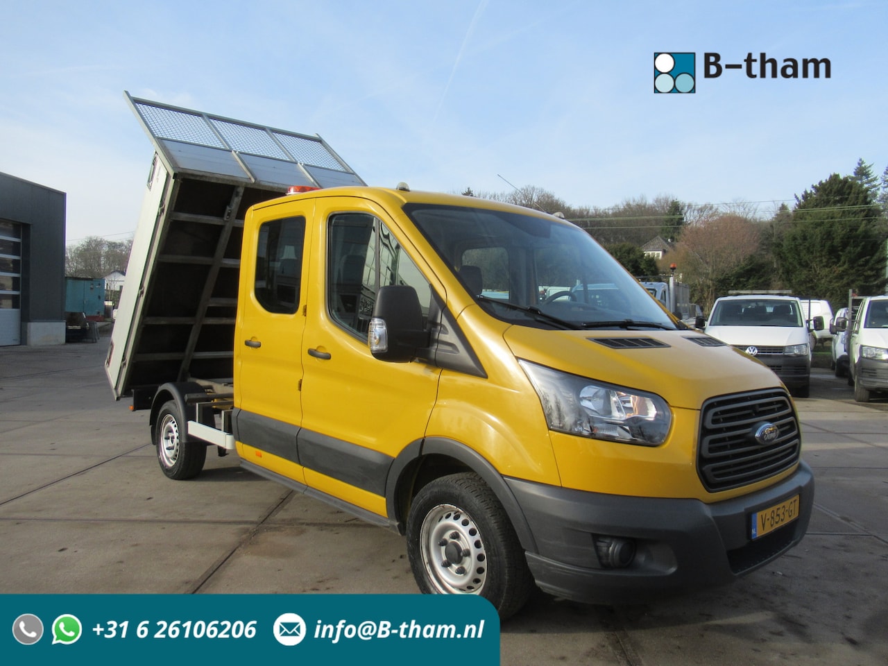 Ford Transit - 310 2.0 TDCI 77KW L2 DOKA dubbelcabine Kipper Tipper - AutoWereld.nl