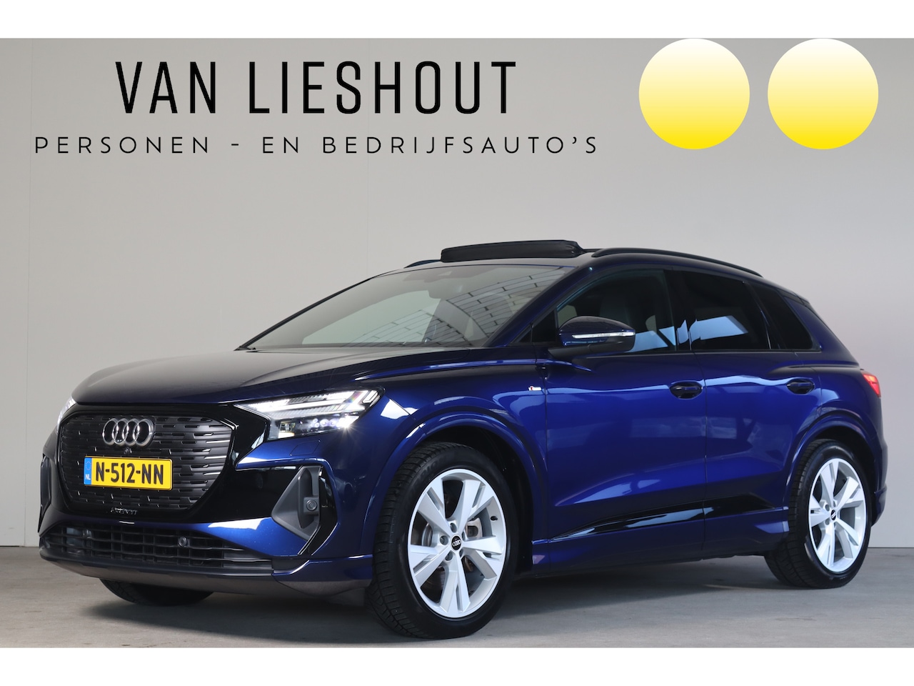 Audi Q4 e-tron - 40 Launch edition S Competition 77 kWh - NL- Auto!! Pano I Camera I Stoelverw - AutoWereld.nl