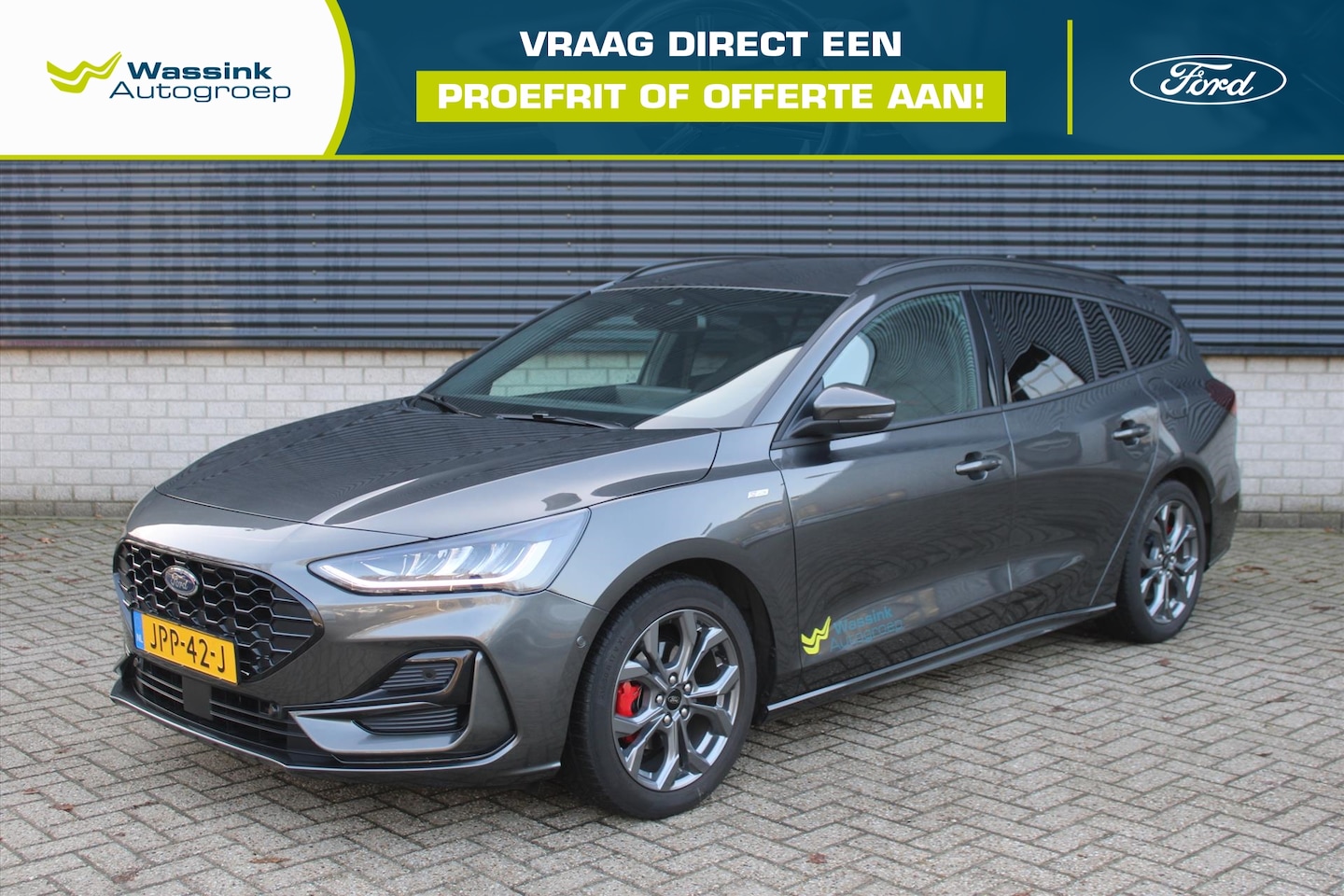 Ford Focus Wagon - ST-Line X Hybrid 125pk I Sync 4 I Handsfree Achterklep I Winter Pack I Trekhaak I Recaro S - AutoWereld.nl