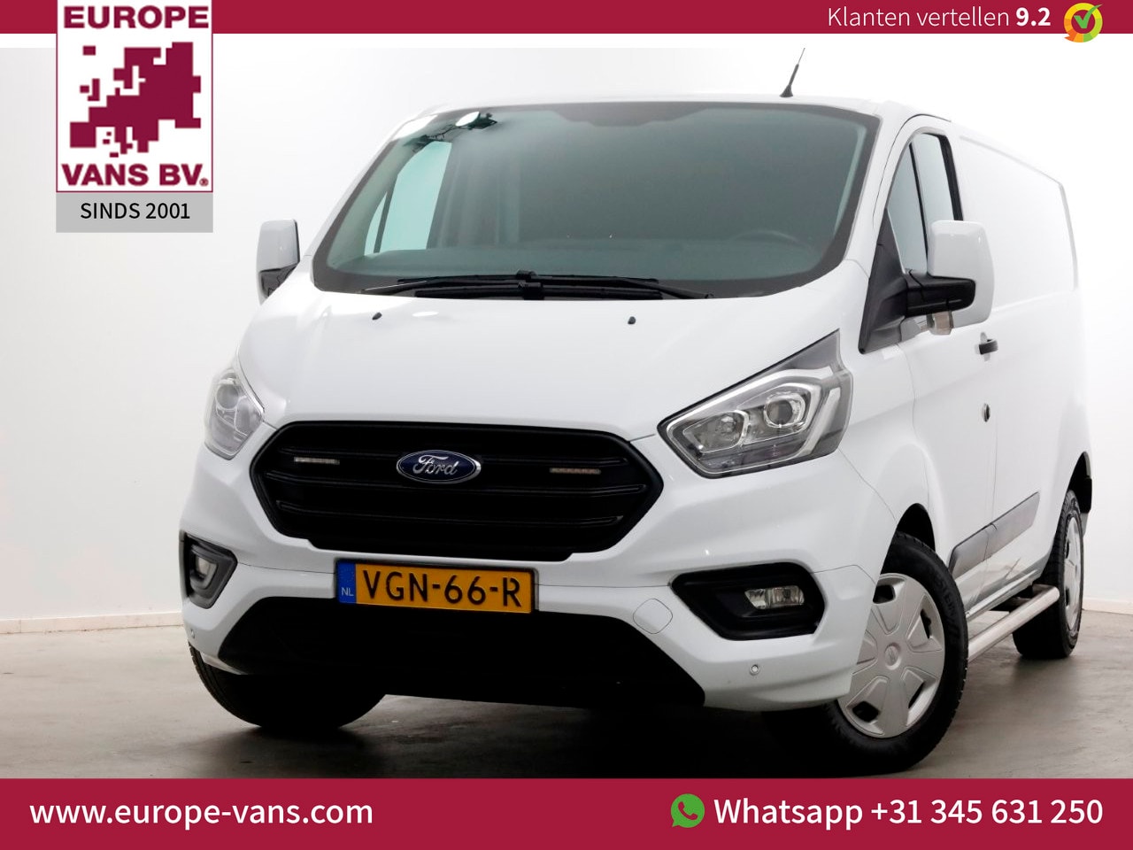 Ford Transit Custom - 340 2.0 TDCI 130pk L2H1 Trend Airco Trekhaak 2800kg 08-2020 - AutoWereld.nl