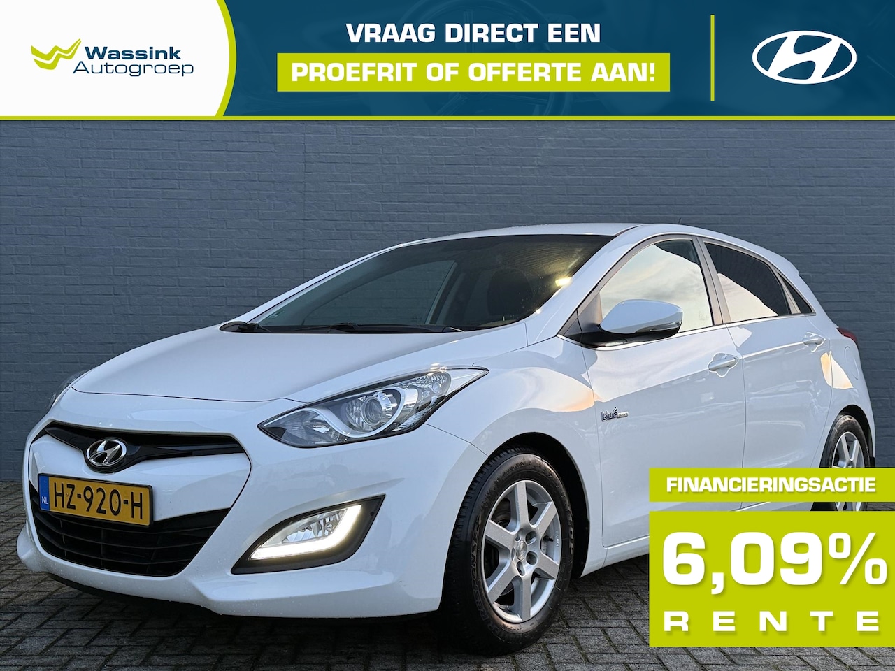 Hyundai i30 - 1.6 GDi Blue 135PK 5d i-Motion Plus | Trekhaak |100% Dealer Onderhouden | Winter & Zomerse - AutoWereld.nl