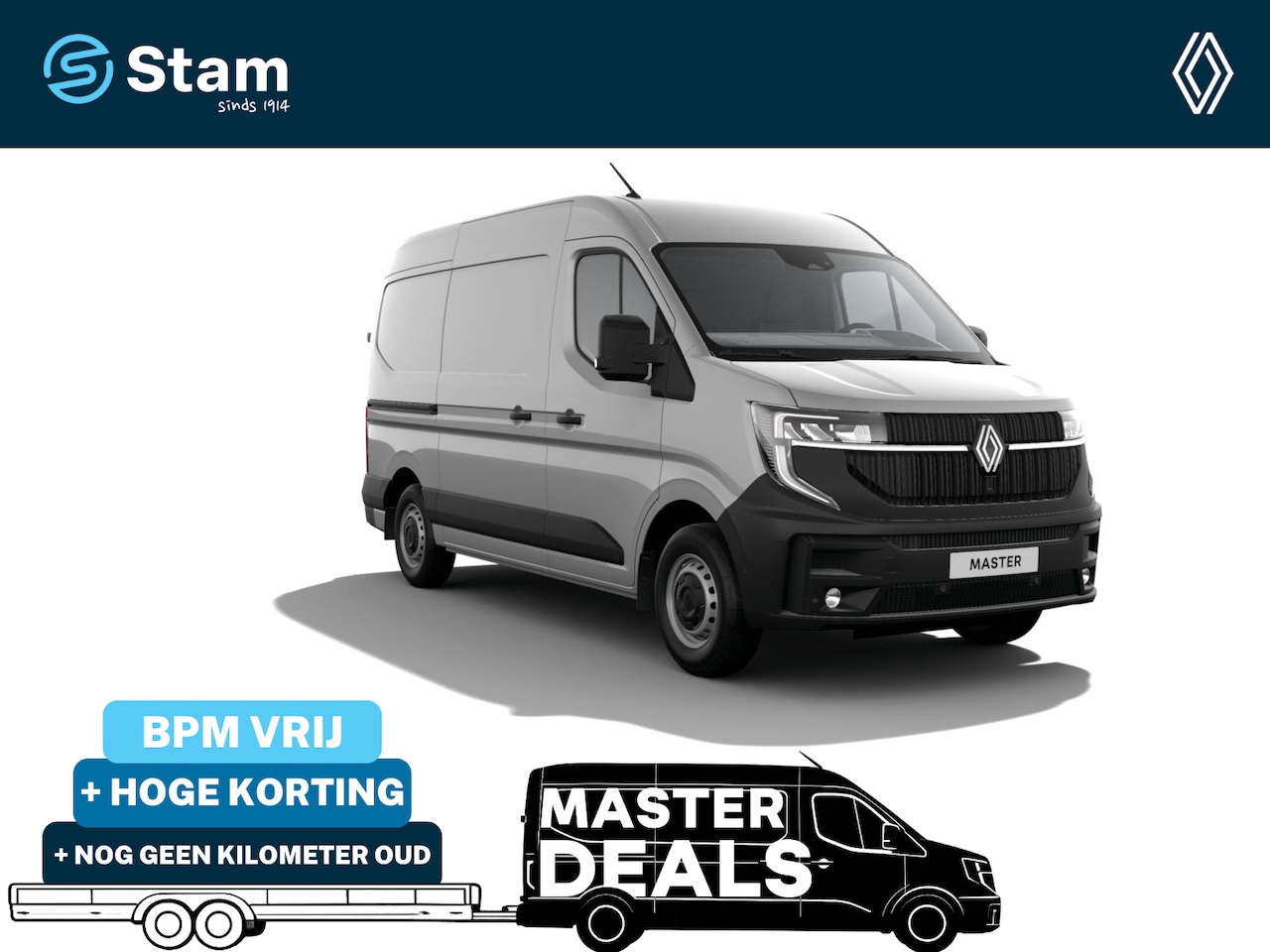 Renault Master - T35 2.0 dCi 130 L2H2 Advance Cruise | Trekhaak | Parkeersensoren | All Seasonbanden - AutoWereld.nl