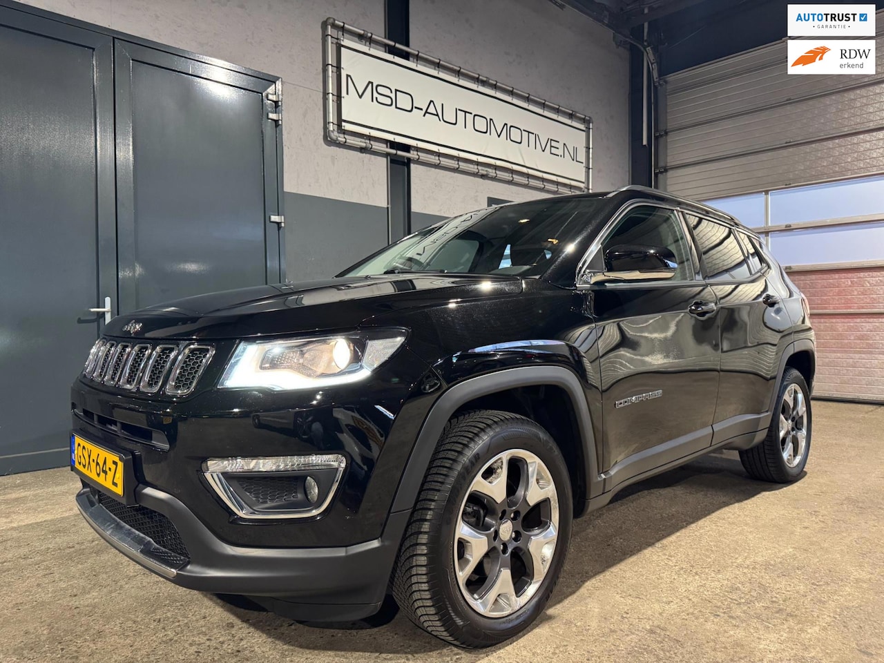 Jeep Compass - 1.4 MultiAir Limited 4x4 2e Eigenaar Onderhouden Leder - AutoWereld.nl