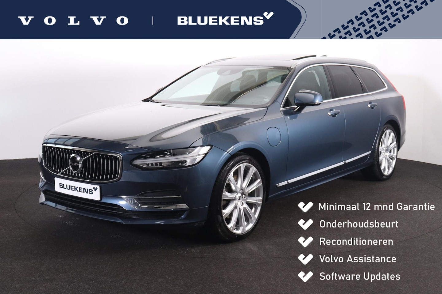 Volvo V90 - T8 AWD Inscription - Luchtvering - Panoramisch schuif-/kanteldak - Intellisafe Assist/Surr - AutoWereld.nl