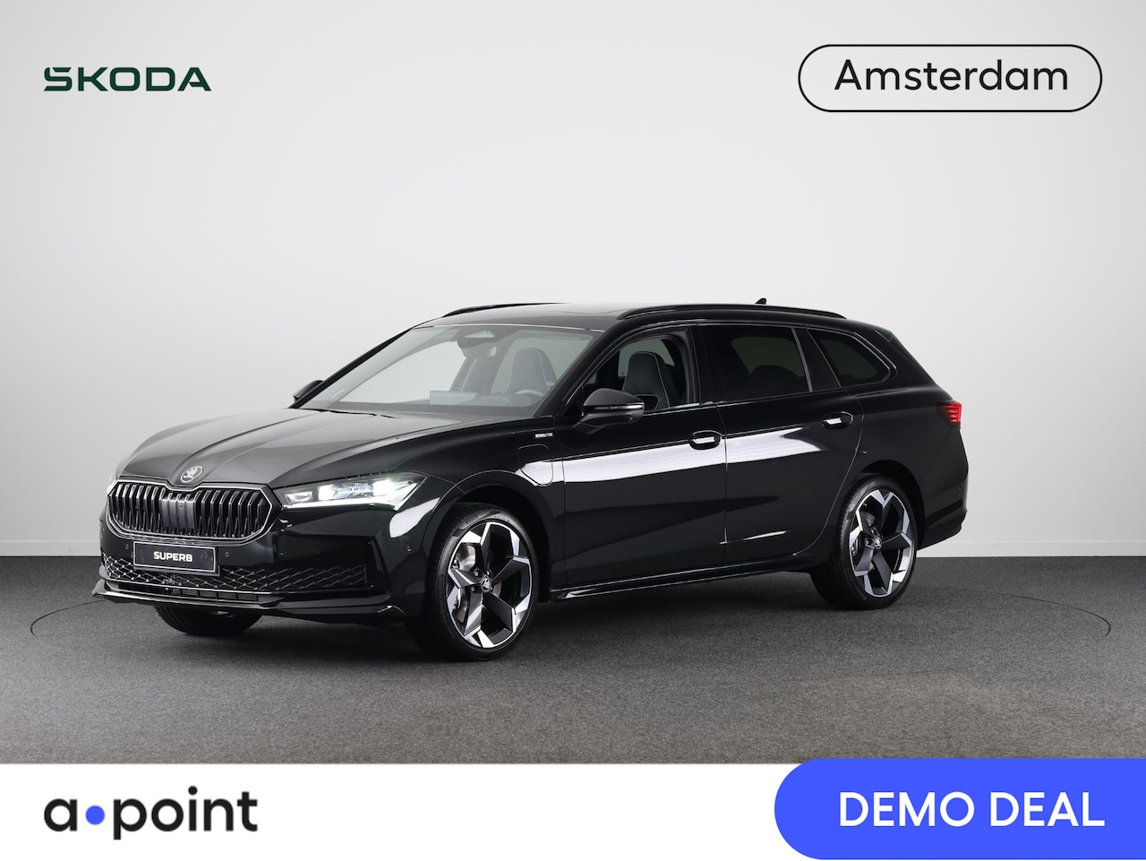 Skoda Superb Combi - Sportline Business PHEV 1.5 TSI 204 pk 6 versn. DSG | Travel assist plus | Panoramadak | C - AutoWereld.nl