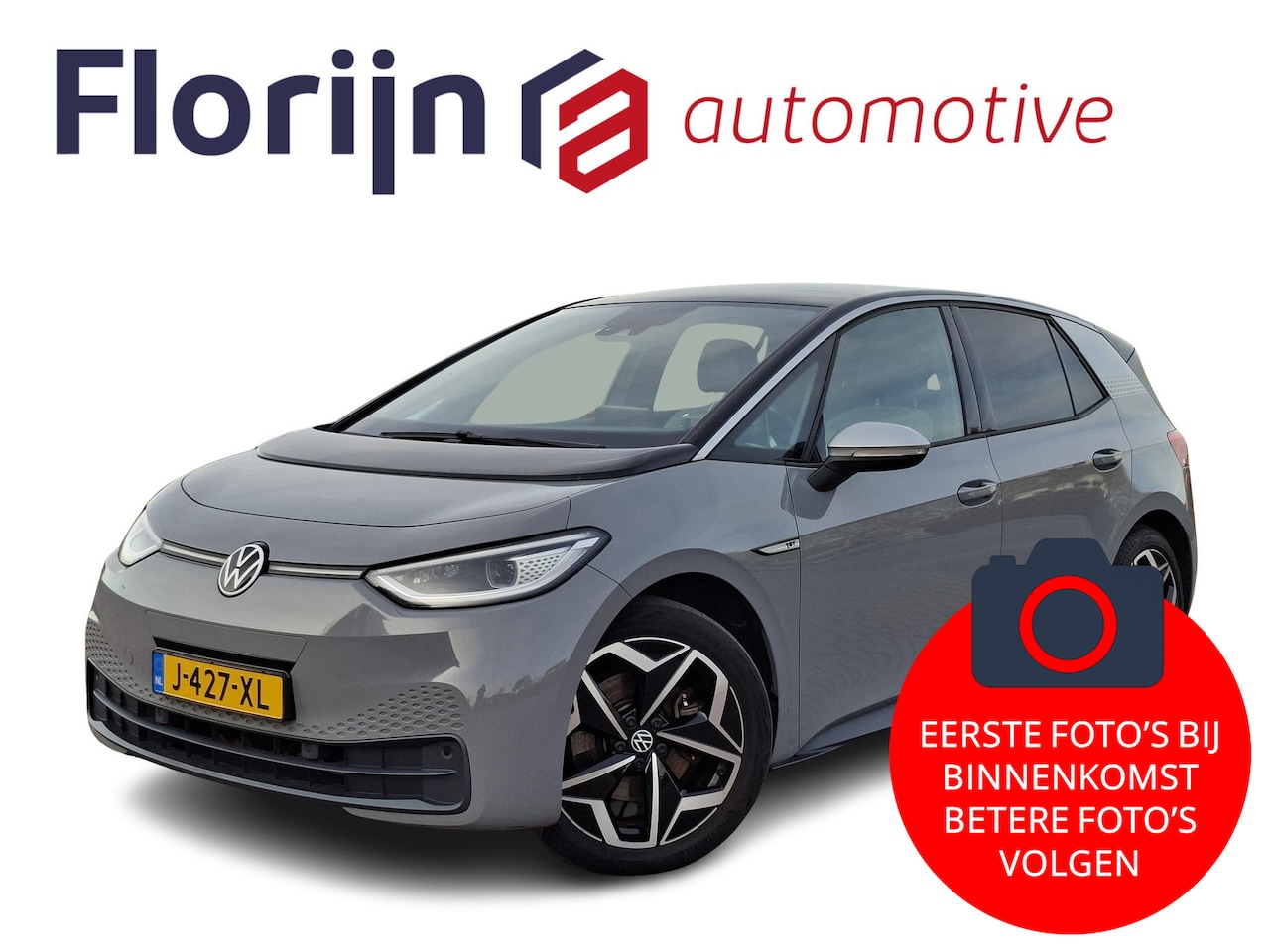 Volkswagen ID.3 - First Plus 58 kWh Aut | ECC  | Stoelverw | Camera’s | Stuurverw | Sport pack 19” LM | CarP - AutoWereld.nl