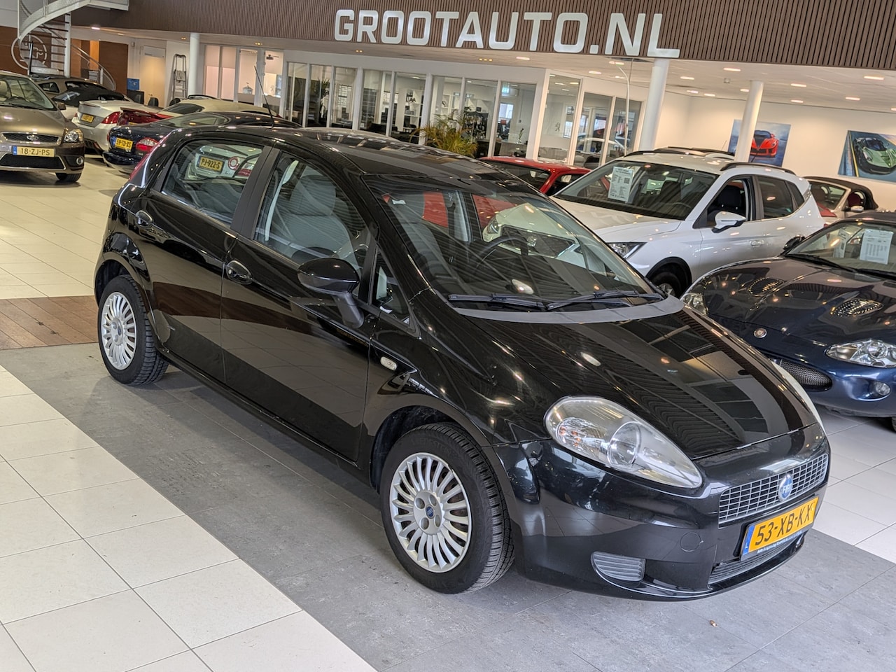 Fiat Grande Punto - 1.4 Dynamic Automaat Airco, Stuurbekrachtiging - AutoWereld.nl