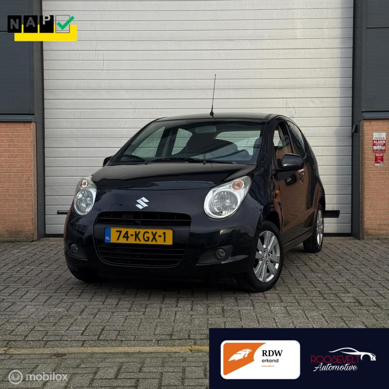 Suzuki Alto - 1.0 Exclusive / 1e eig / NAP / Airco / Zwart - AutoWereld.nl