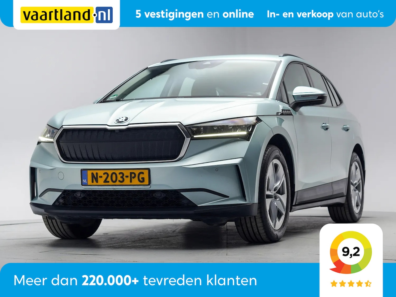 Skoda Enyaq iV - 60 [ Navi Camera Half-Leder Led ] - AutoWereld.nl