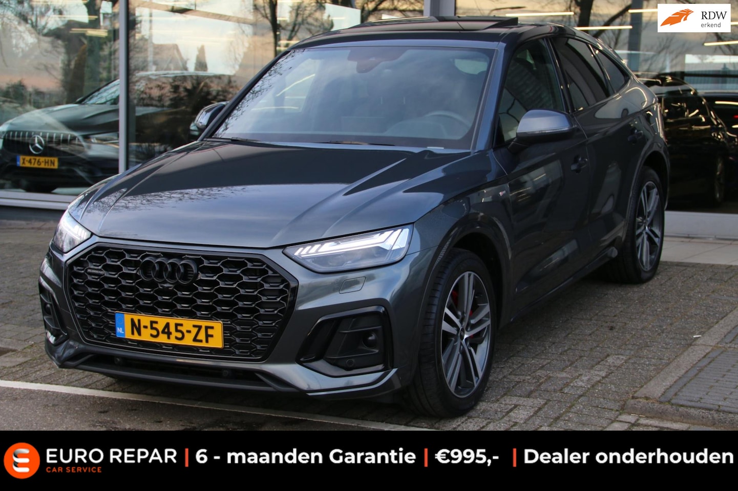 Audi Q5 Sportback - 55 TFSI e S-LINE PANO-DAK LUCHTVERING! - AutoWereld.nl