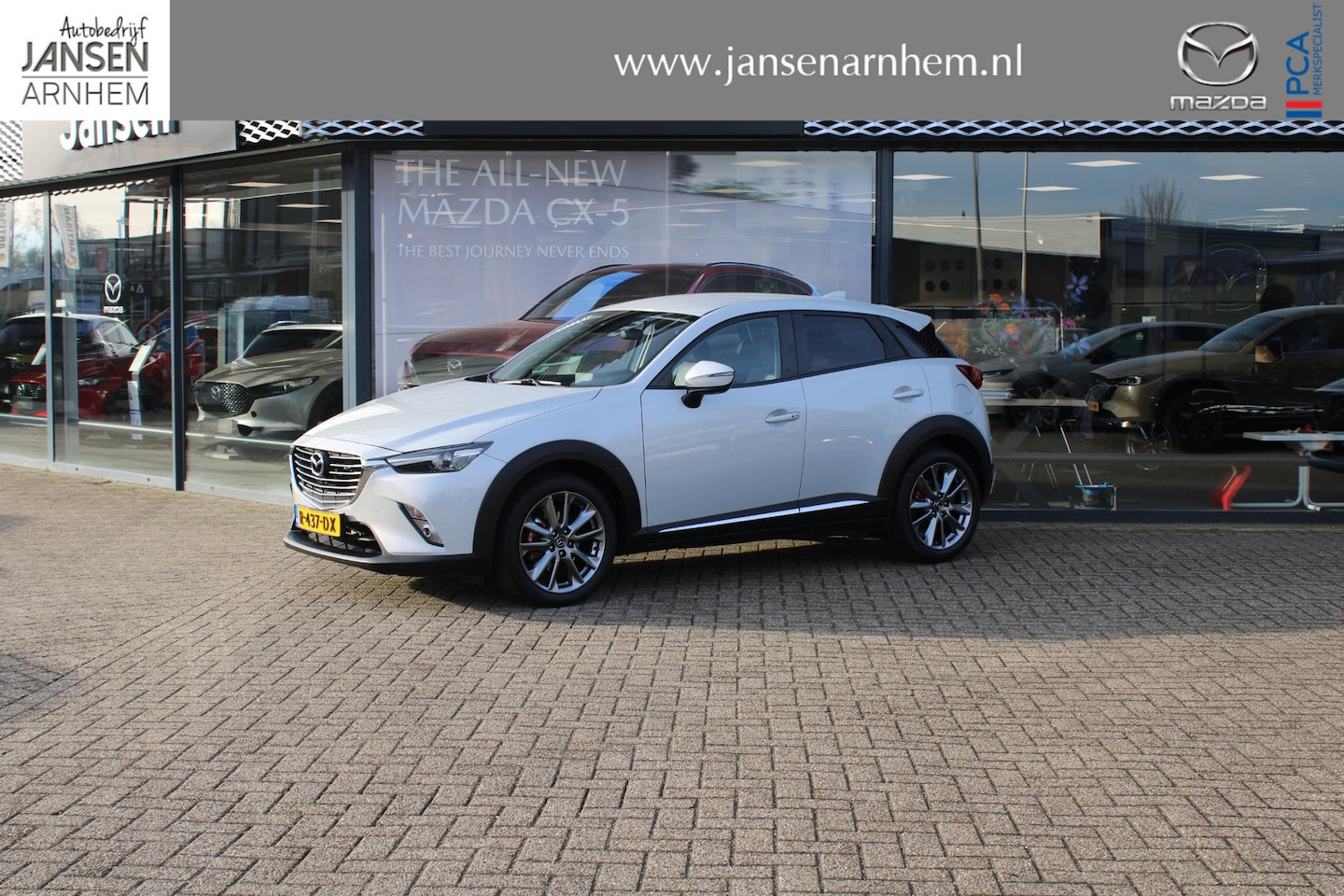 Mazda CX-3 - 2.0 SkyActiv-G 120 GT-Luxury , Automaat, Trekhaak, Bruin Leder, Cruise, PDC, Camera, LKA, - AutoWereld.nl