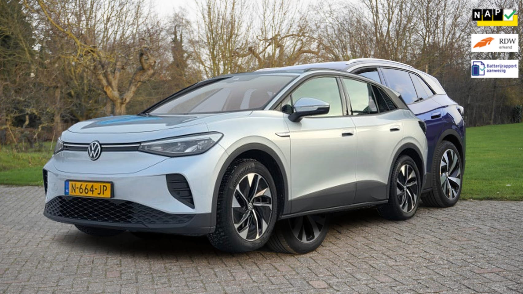 Volkswagen ID.4 - First 77 kWh Leder |Alcantara SOH 92% - AutoWereld.nl