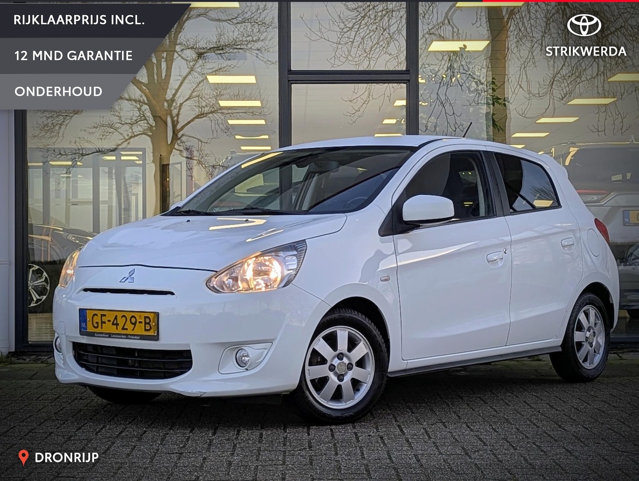 Mitsubishi Space Star - 1.0 Bright | All-Seasons | Climate control | 4 elek. ramen | Lichtmetalen velgen | Licht- - AutoWereld.nl