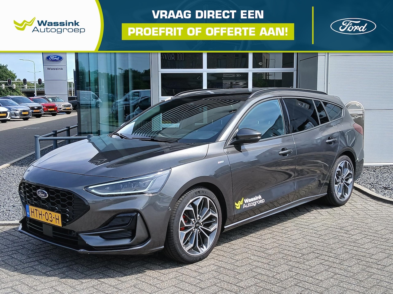 Ford Focus Wagon - 1.0 EcoBoost Hybrid 125pk ST-Line X | Panoramadak | Navigatie | Winter pack | - AutoWereld.nl