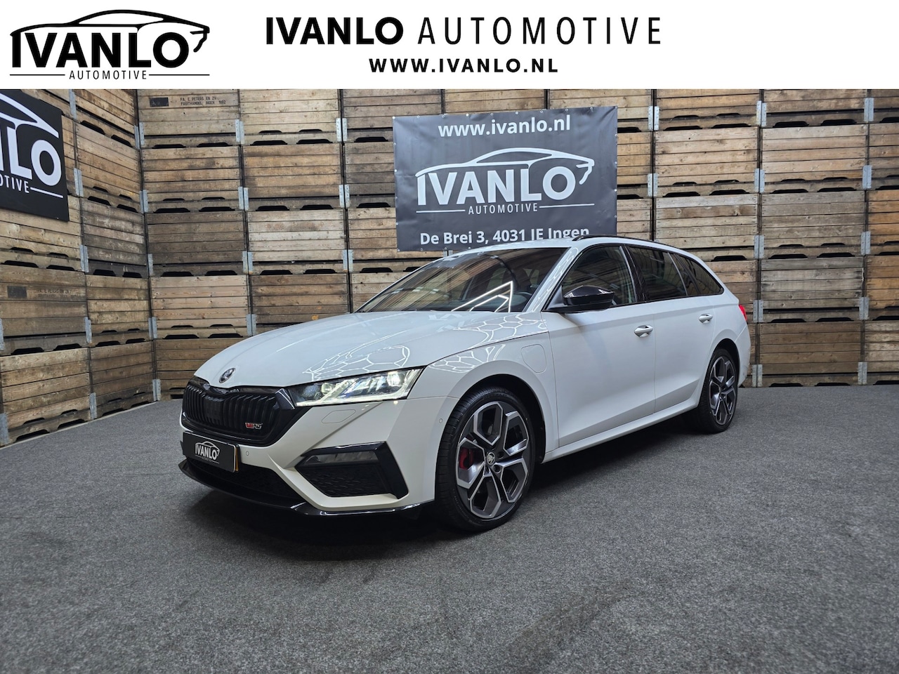 Skoda Octavia Combi - 1.4 TSI RS iV PHEV Business LED Camera Navi Carplay HUD LM - AutoWereld.nl