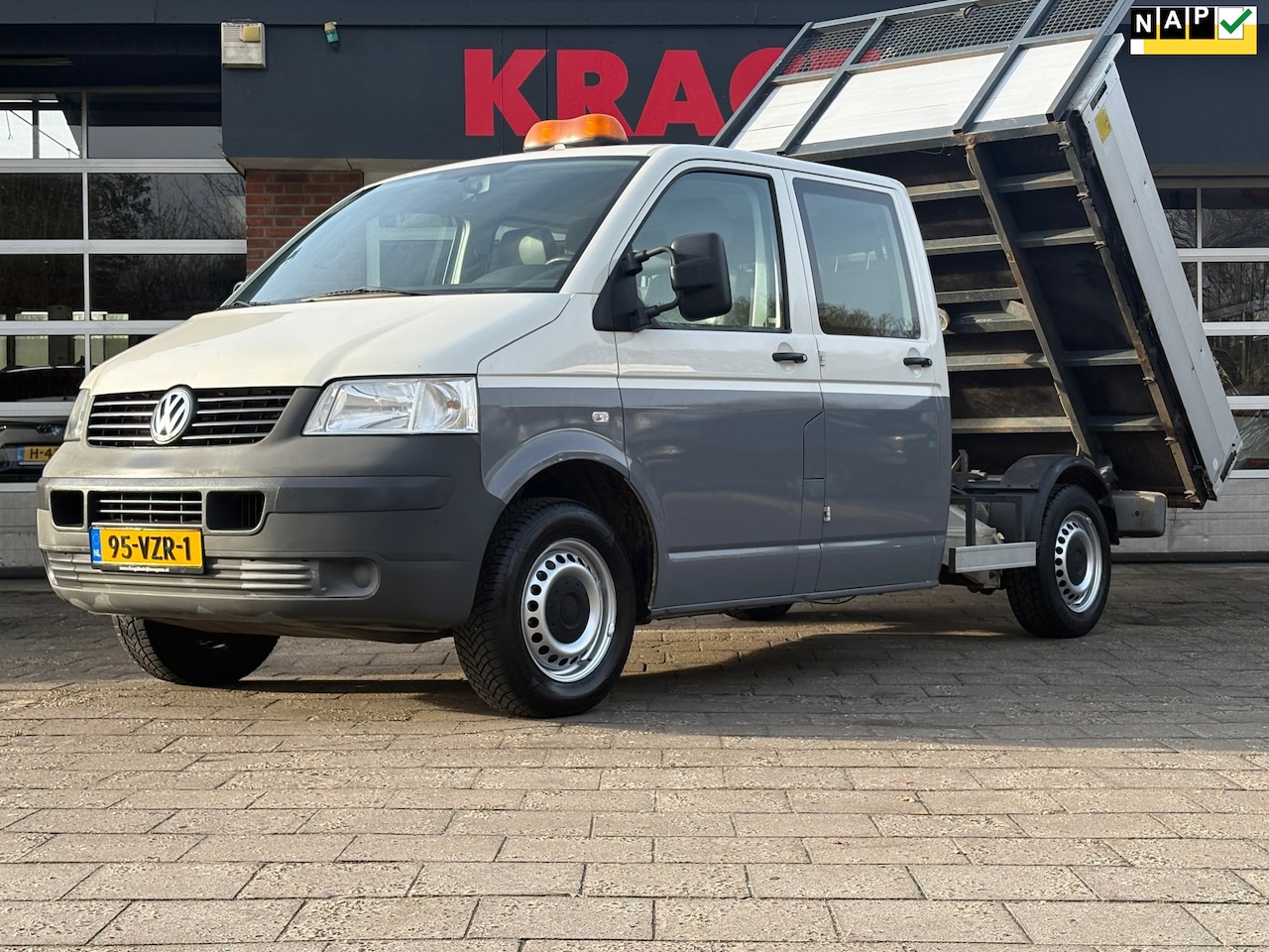 Volkswagen Transporter - 2.0 340|MARGE|KIEPER/KIPPER/KIEPBUS|BENZINE|DUBBELCABINE|trekhaak - AutoWereld.nl