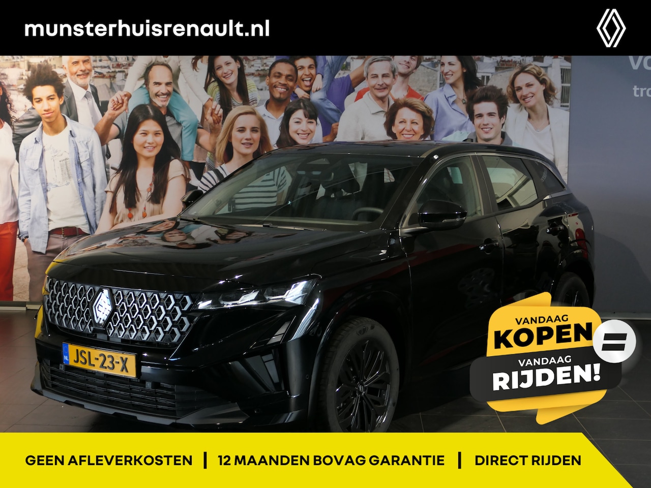 Renault Austral - 1.2 E-Tech full hybrid 200 evolution - NIEUW! - Dodehoek - Uitparkeer & Uitstapwaarschuwin - AutoWereld.nl