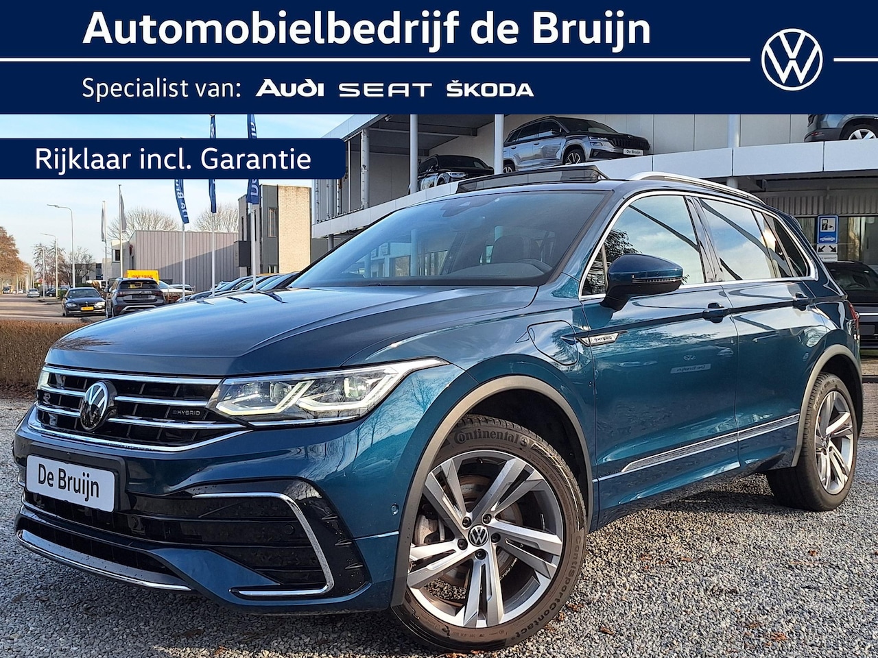 Volkswagen Tiguan - TSI 245pk Hybrid R-Line (Pano,Leer,360,Memory) - AutoWereld.nl