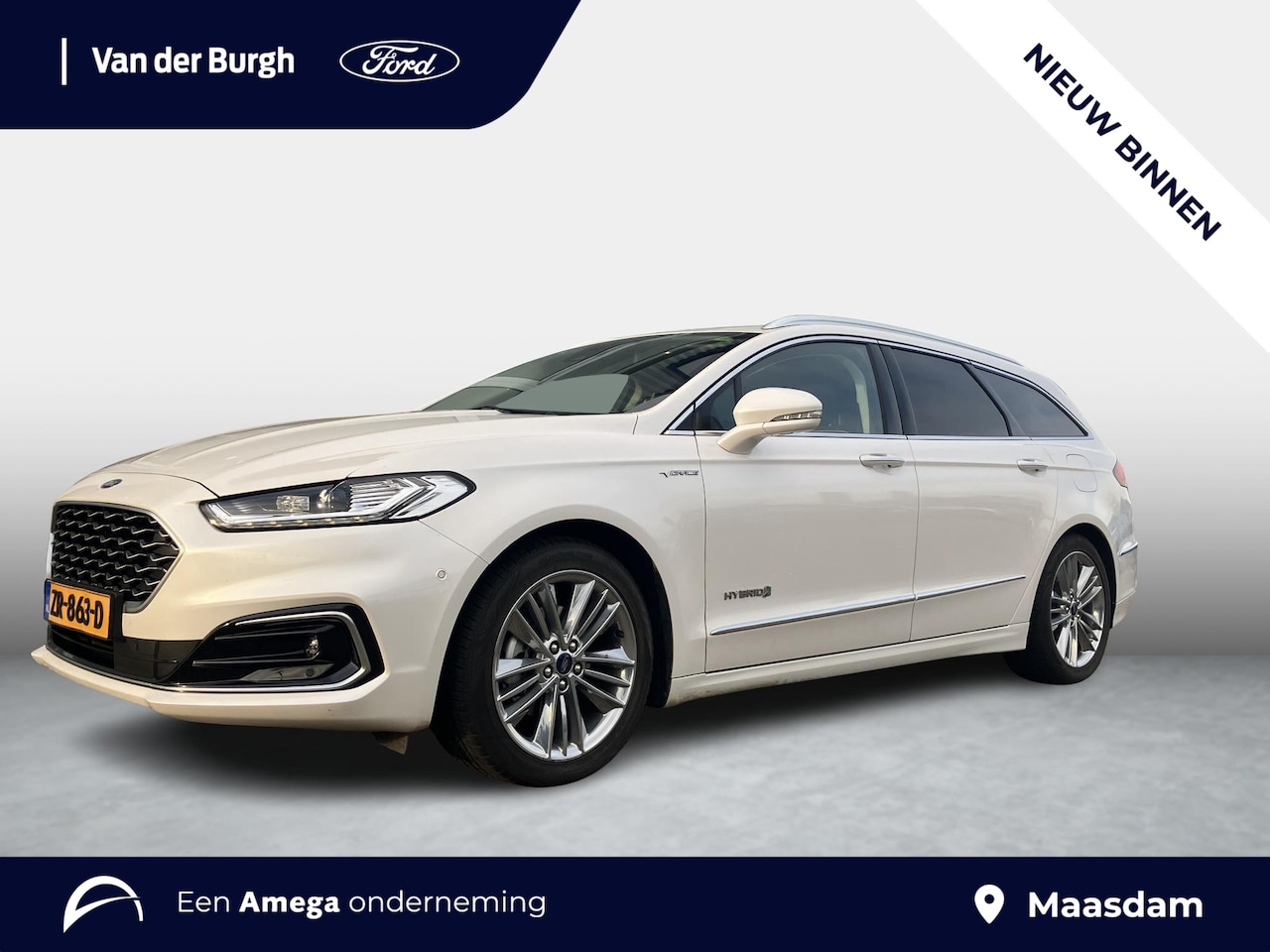 Ford Mondeo Wagon - Vignale 2.0 187pk ICVT HEV automaat Full Options - NL-auto - 32.951 km - trekhaak -panoram - AutoWereld.nl