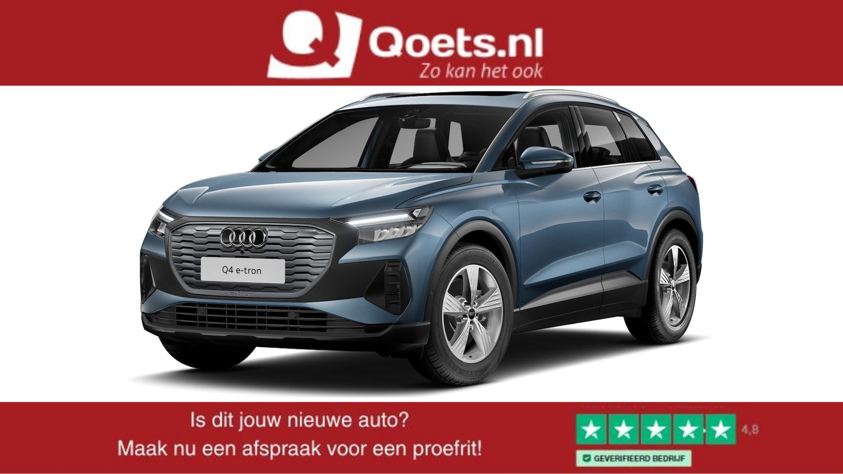 Audi Q4 e-tron - 45 quattro Advanced edition 77 kWh Trekhaak - Panoramadak - Comfortpakket - MMI navigatie - AutoWereld.nl