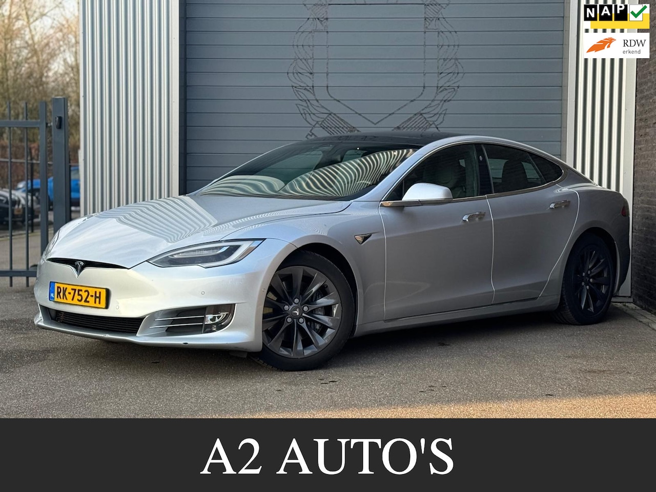 Tesla Model S - 75D Base Pano|Leer - AutoWereld.nl