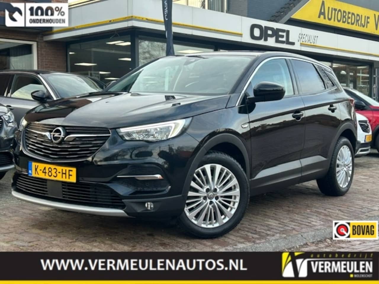 Opel Grandland X - 1.2 Turbo 130PK Innovation Automaaat + 18"/ Navi/ Clima/ Camera/ CarPlay/ Full-LED/ NL aut - AutoWereld.nl