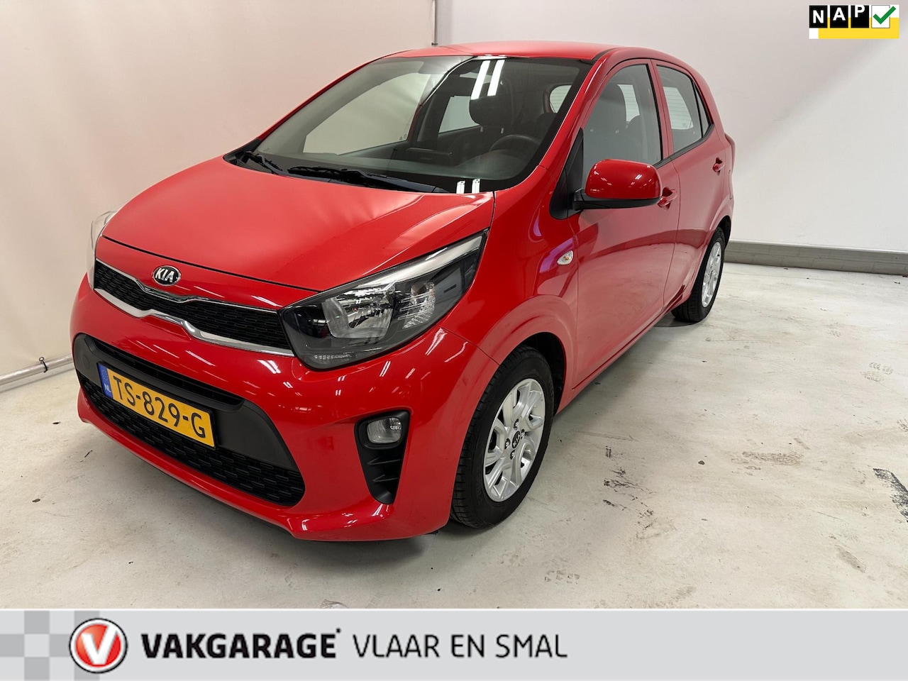 Kia Picanto - 1.0 CVVT ComfortPlusLine Navigator Airco 5 deurs carplay nieuw model Navigatie lichtmetale - AutoWereld.nl