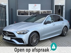 Mercedes-Benz C-klasse - 300 e AMG PANO 360 MEMORY HUD LEDER sfeerverlichting