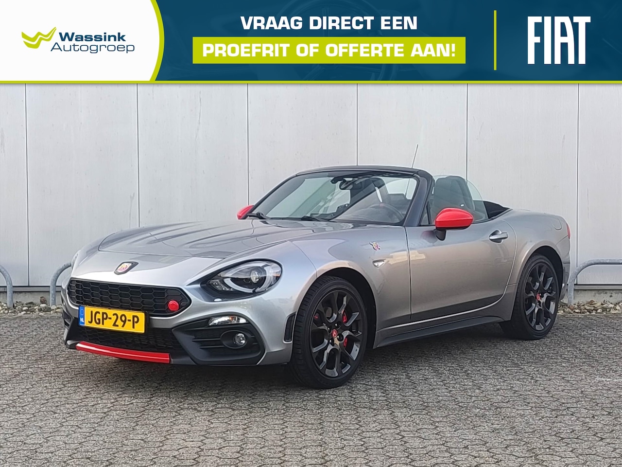 Fiat 124 Spider - Abarth MultiAir Turbo 170k Automaat I Two Tone Leder I Navigatie I Cruise Control I Bose A - AutoWereld.nl