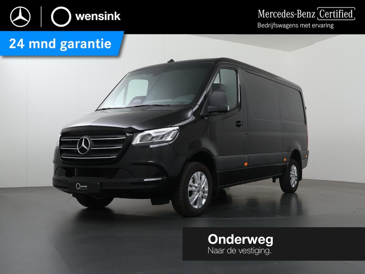 Mercedes-Benz Sprinter - 319 CDI | 190 PK | L2 H1 | AUTOMAAT | 3500 KG TREKHAAK | LED | LEDER ZWART | ADAPTIEVE CRU - AutoWereld.nl