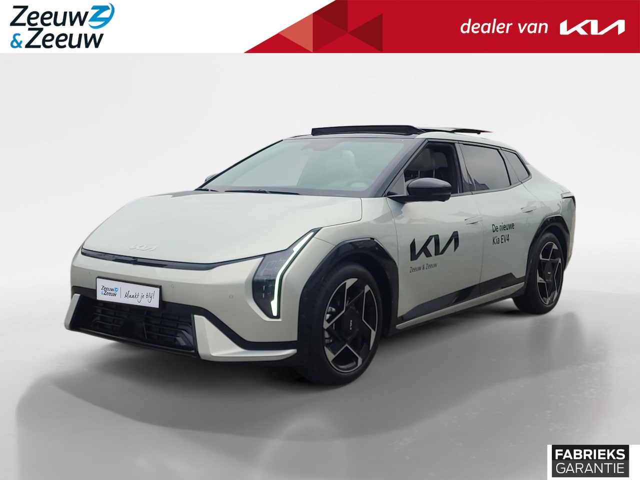 Kia EV4 - GT-PlusLine 81.4 kWh Nieuw model | 204 PK | Fabrieksgarantie t/m 6-9-2032 + 3x 1 jaar*| NA - AutoWereld.nl