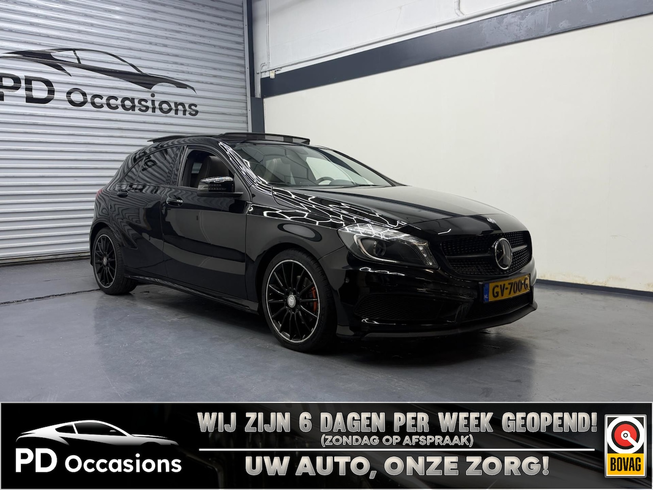 Mercedes-Benz A-klasse - 180 AMG -Pano - Cruise - Navi - Clima - Leer - Stoelverw. - Dealer onderh. - AutoWereld.nl