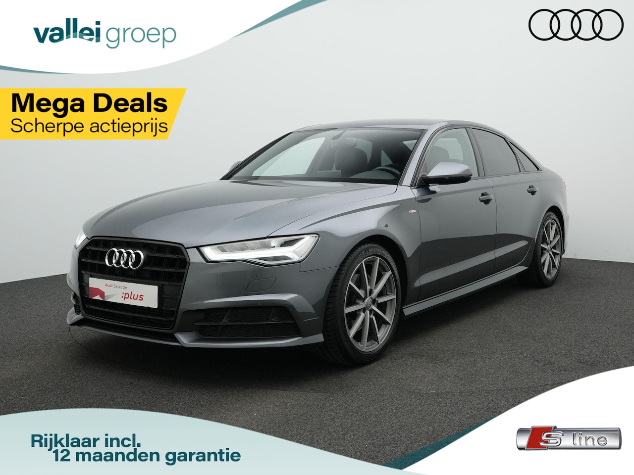 Audi A6 Limousine - 1.8 TFSI 190 pk S-tronic ultra S-Line Edition | Navigatie | Parkeersensoren voor/achter | - AutoWereld.nl