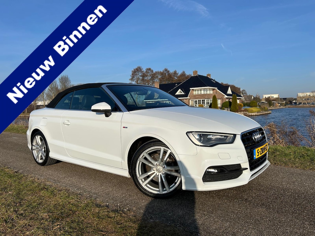 Audi A3 Cabriolet - 1.4 TFSI CoD Ambition Pro Line S 2x S-Line Nek/Stoel verwarming - AutoWereld.nl