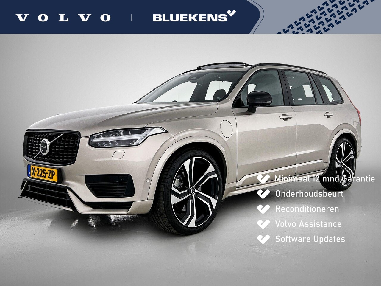 Volvo XC90 - T8 Recharge AWD Ultimate Dark - Luchtvering - Panorama/schuifdak - IntelliSafe Assist & Su - AutoWereld.nl