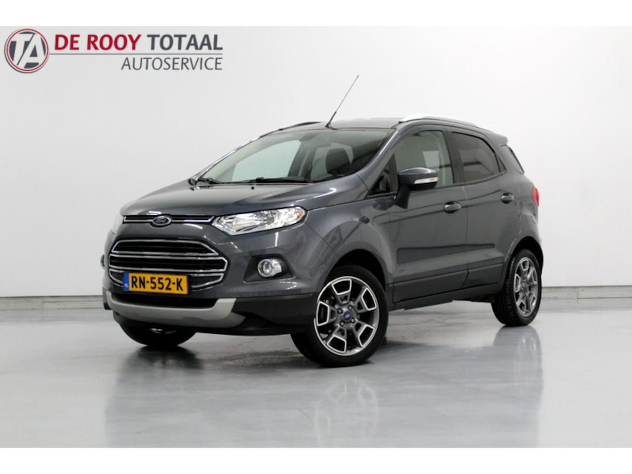 Ford EcoSport - 1.0 EcoBoost Titanium 1.0 EcoBoost Titanium 126PK, ZEER NETTE AUTO | DEELS LEER | NAVIGATIE | CRUISE | STOELVERW - AutoWereld.nl