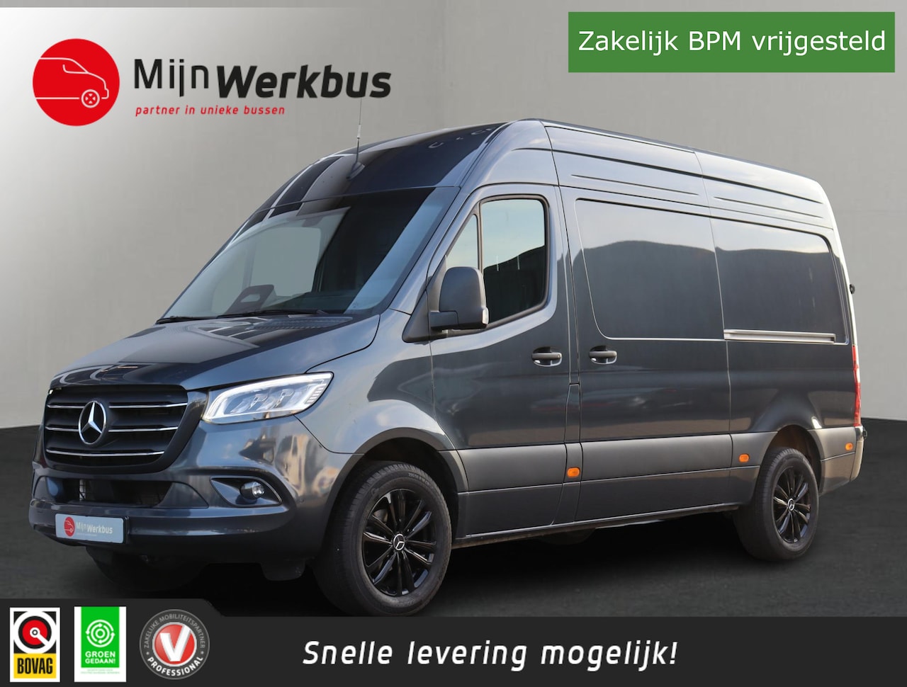 Mercedes-Benz Sprinter - 319 1.9 CDI L2H2 Select | 2x Schuifdeur | Lederen Bekleding | 3500 Trekgewicht | LED! - AutoWereld.nl