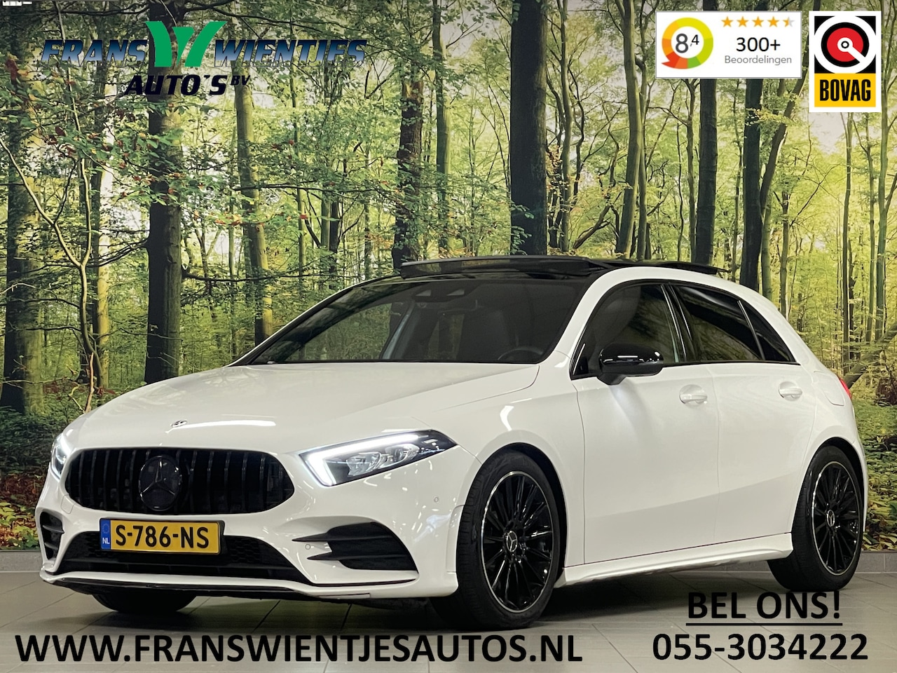 Mercedes-Benz A-klasse - 250 Premium | AMG styling | Panorama dak | Led | Sfeerverlichting | Stoelverwarming | Wide - AutoWereld.nl