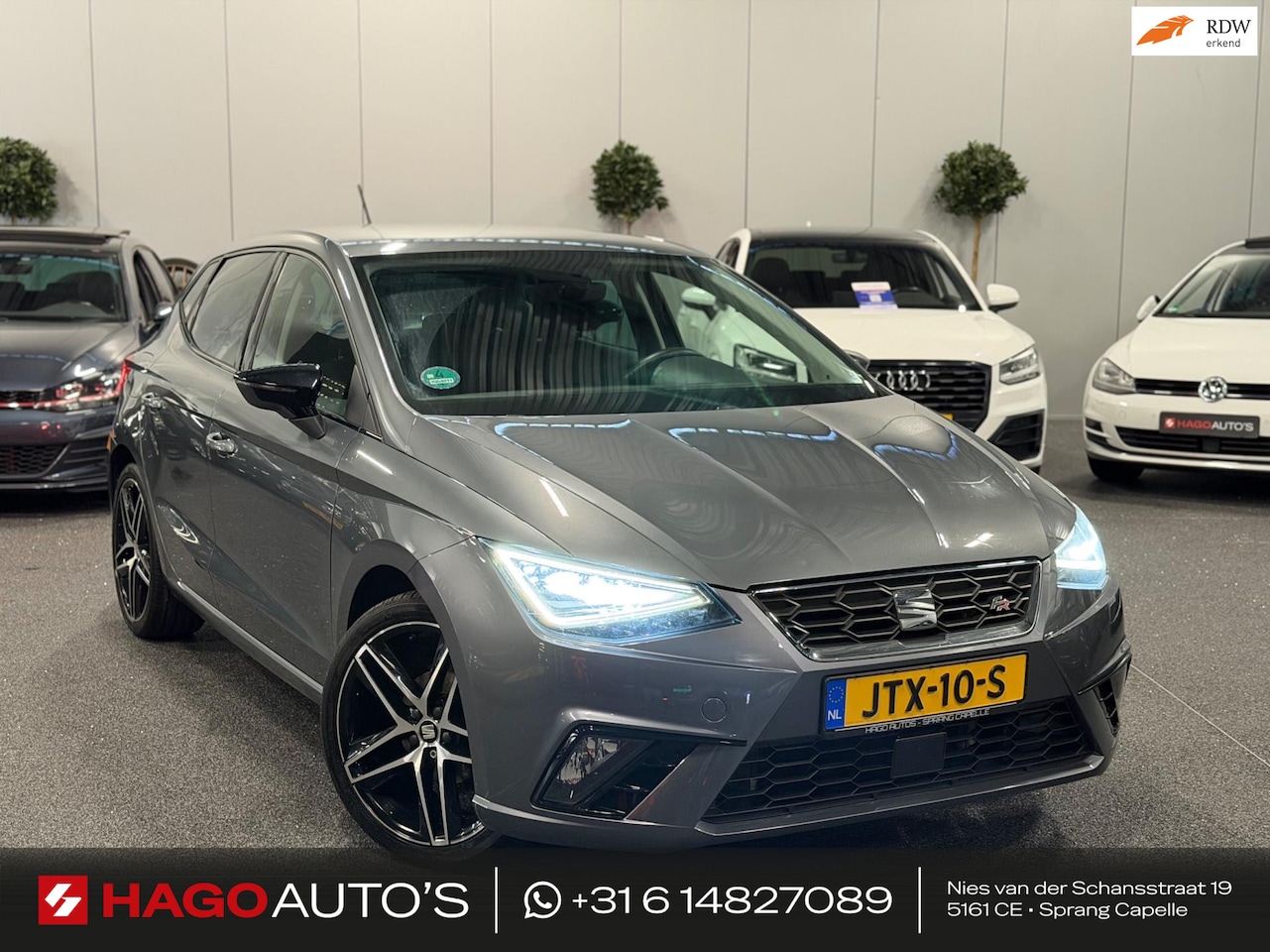 SEAT Ibiza - 1.0 TSI FR Business Intense LED/CARPLAY/BEATS/SFEERV/DCC/CRUISE/FRONT-ASSIST - AutoWereld.nl
