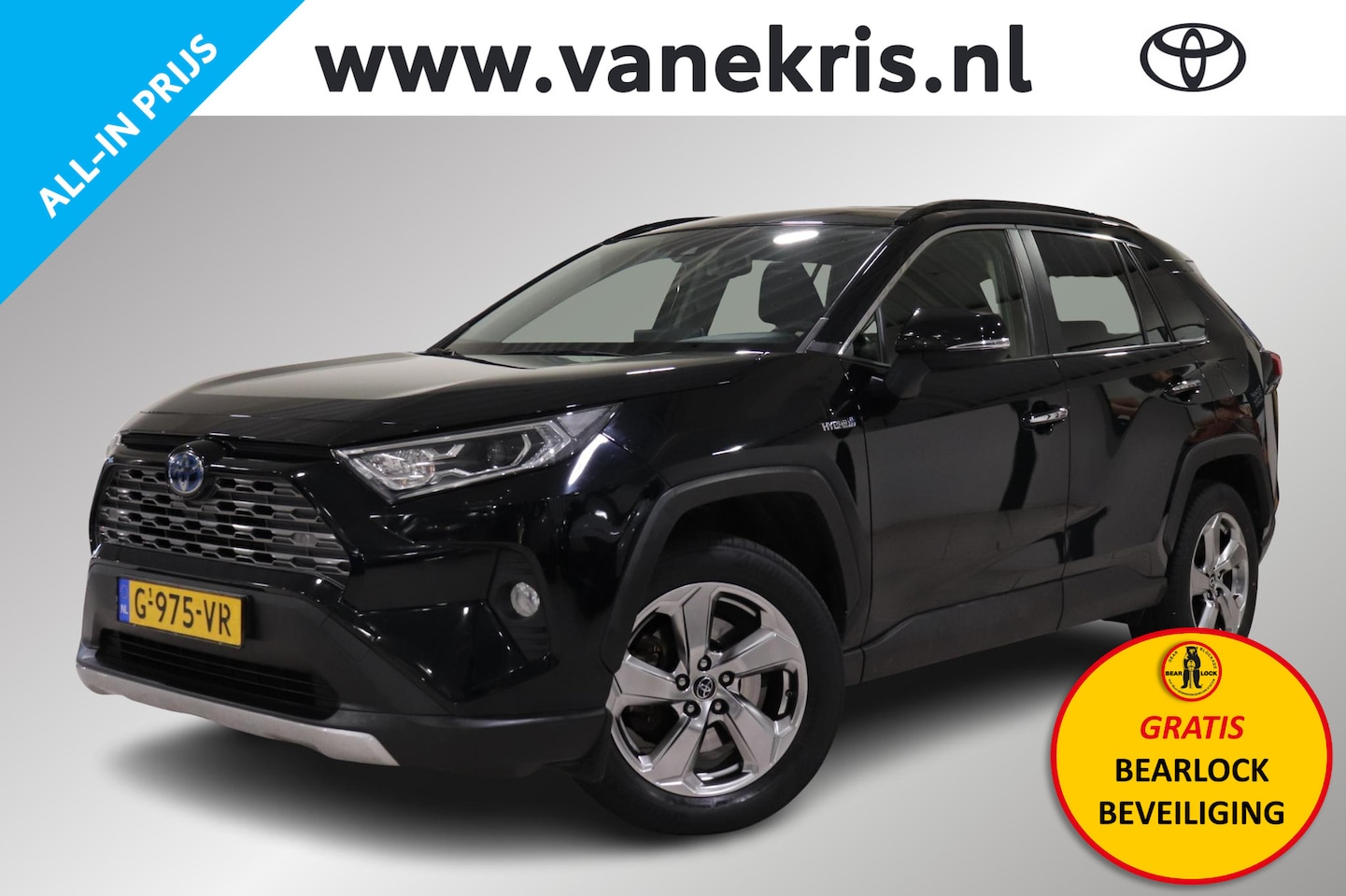 Toyota RAV4 - 2.5 Hybrid Style 2.5 Hybrid Style, Parkeercamera, Keyless Entry, Adaptieve Cruise & Climate Control, Blueto - AutoWereld.nl