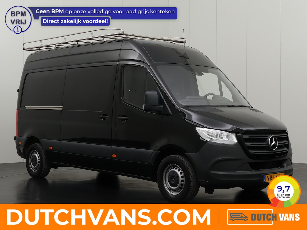 Mercedes-Benz Sprinter - 314CDI 9G-Tronic Automaat L2H2 | Camera | Airco | Cruise | 3-Zits | Imperiaal | Trekhaak - AutoWereld.nl