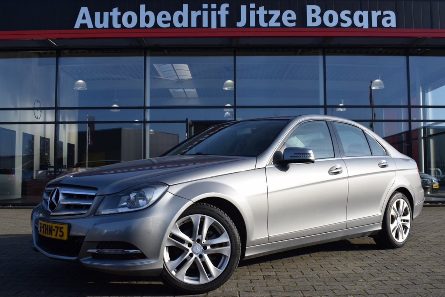 Mercedes-Benz C-klasse - 180 Automaat Prestige Avantgarde ECC | Half Leder | Full Map Navi | Telefonie | 17 Inch LM - AutoWereld.nl