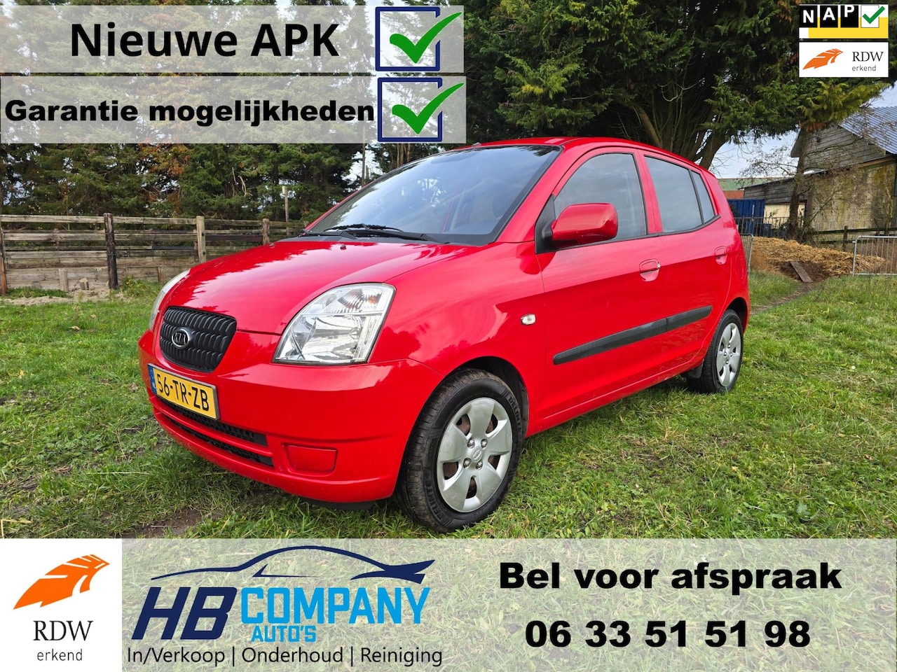Kia Picanto - 1.0 Light 5Drs| Onderhouden | Distributieriem vervangen | Nieuwe APK | NAP - AutoWereld.nl