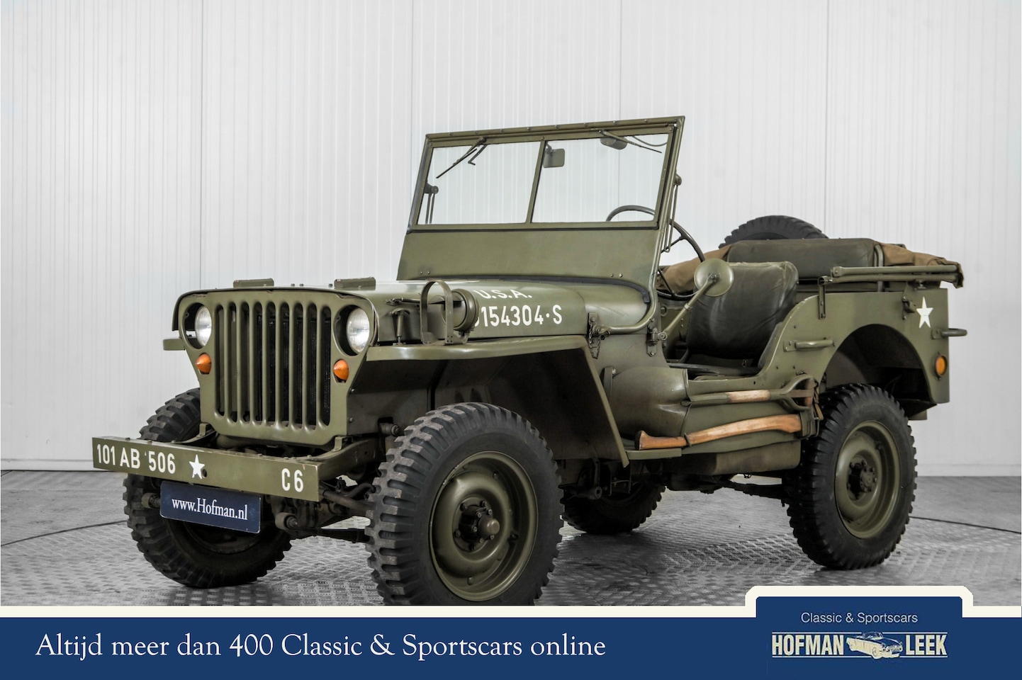 Willys Jeep - MB oorlogsjeep WW2 1943 - AutoWereld.nl