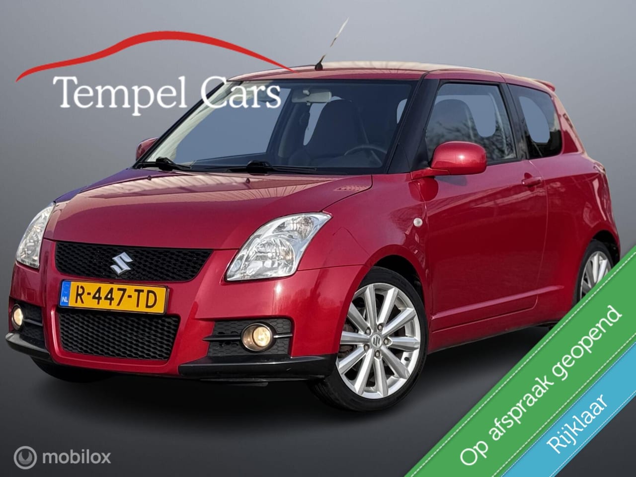 Suzuki Swift - 1.6 Sport |Red metallic|Leer| Navigatie - AutoWereld.nl
